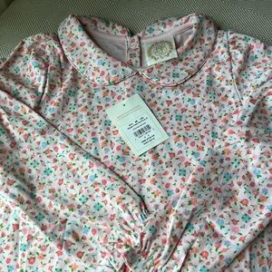The Beaufort Bonnet Company Girls Floral Blouse size 8